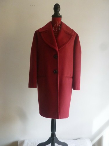 New viscose blend coat - ,