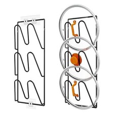 2x Portacoperchi in metallo a