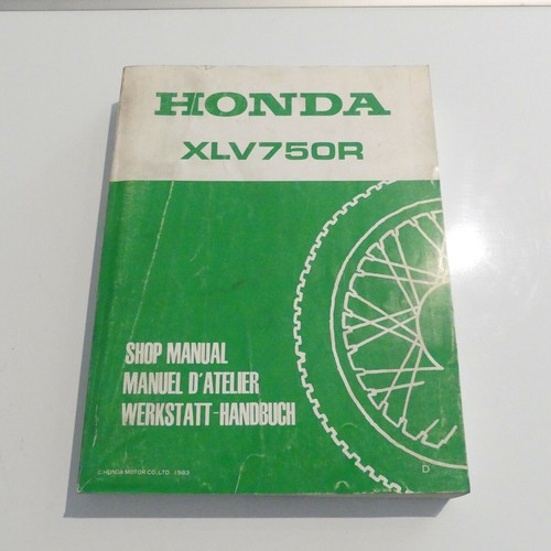 Honda xlv 750 rd01 manuale - honda,