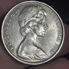 Mezzo dollaro australiano 1966