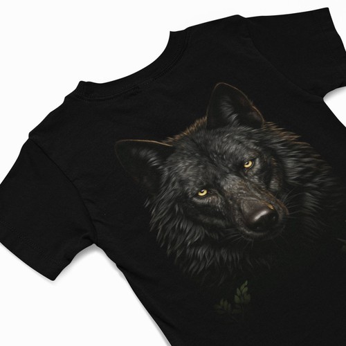 Shirt lupo nero - t-shirt,