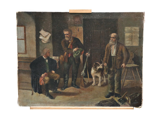 Quadro olio tela - quadro, ad