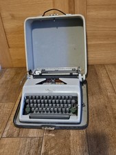 Vintage Olympia Monica Typewriter With Case - Made In Western Germany