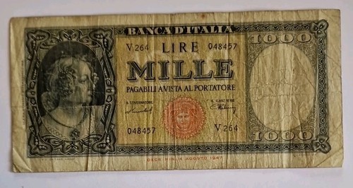 Repubblica italiana lire 1000 - lire,