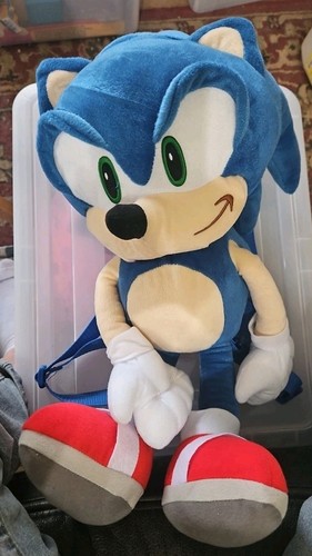 Sega sonic the hedgehog zaino - sega, hedgehog,