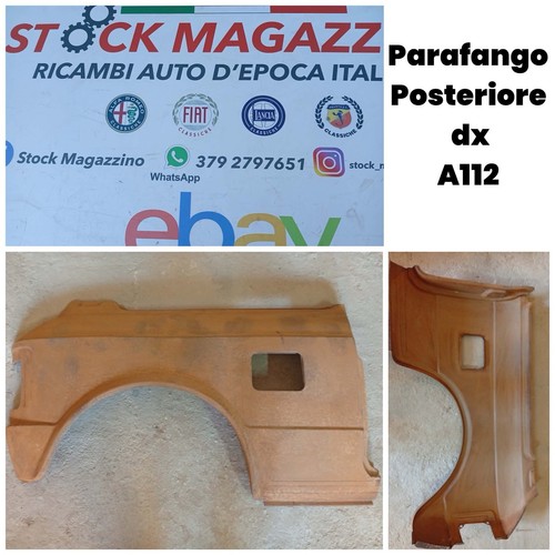 Parafango posteriore nuovo - posteriore, dx