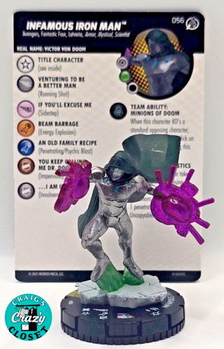 Heroclix infamous iron man - heroclix, 056