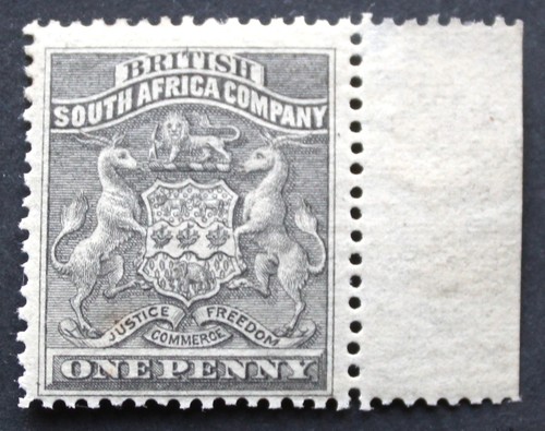 Rhodesia 1892 penny 1 - rhodesia,
