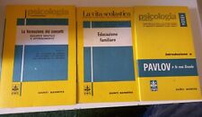 Lotto 3 Libri Pedagogia Pavlov GIUNTI BARBERA PSICOLOGIA CONTEMPORANEA