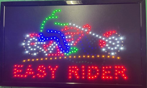 Insegna led easy rider - insegna, a