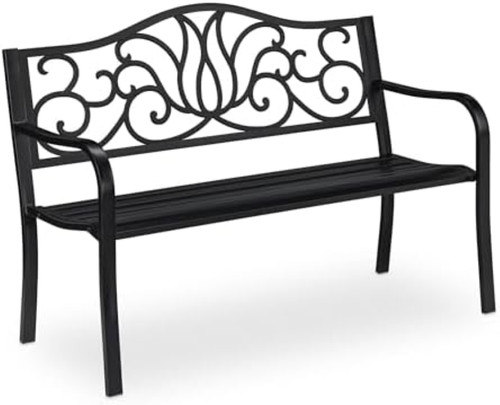 Relaxdays panca giardino - relaxdays, da
