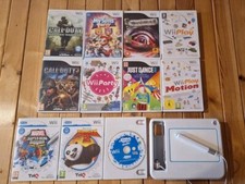 Set 11 Giochi Nintendo Wii + Tavoletta U Draw Per Nintendo Wii