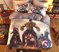 Avengers C America Letto Copri Piumino Copripiumone Lenzuolo Duvet Cover SERDU06