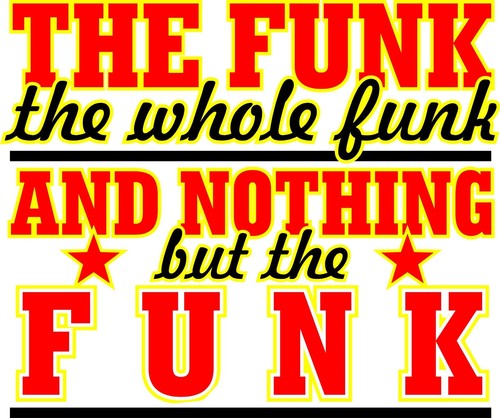 Adesivi vinile funk 8x7 - adesivi, cm