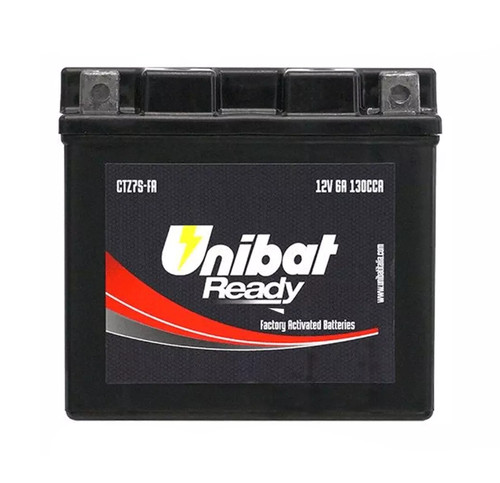 Batteria moto 12v unibat 6ah - 12v,