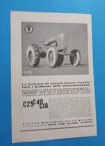 Pubblicita 1954 trattrice - pubblicita',