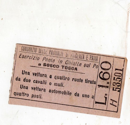 Biglietto provincie piacenza - ,