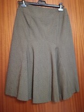 Gonna Momenti Deimos misto cotone, lana taglia 42, 2° mano comoda con fodera.