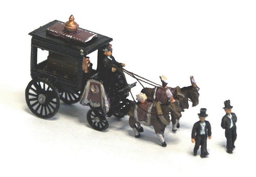 Cavallo trainato carro funebre - cavallo,