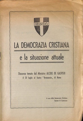 Democrazia cristiana la - democrazia,