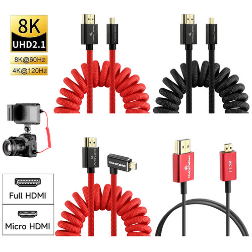 Cavo micro hdmi 1 - 8k, 2.1