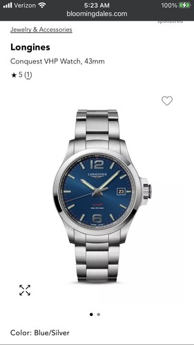 Longines conquest blue - longines, v.h.p.