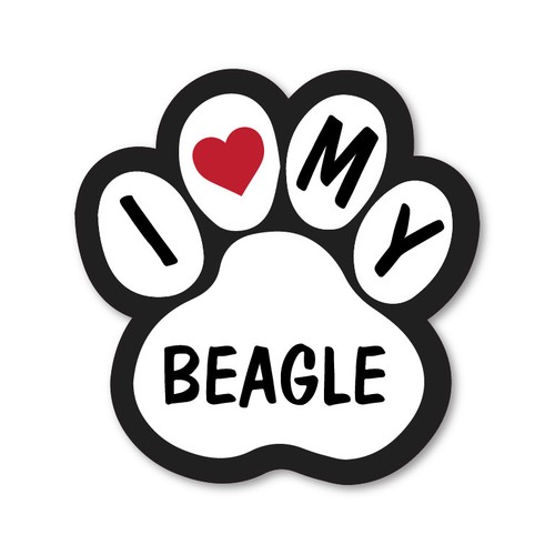 Love beagle car van - van, lorry