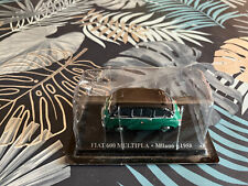 Voiture Miniature Fiat 600 Multipla Milano 1958 Taxi Du Monde au 1/43 Altaya