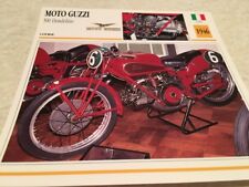 Scheda Moto Collezione Atlas Motocicletta Moto Guzzi 500 Dondolino