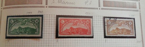 San marino posta - aerea, val