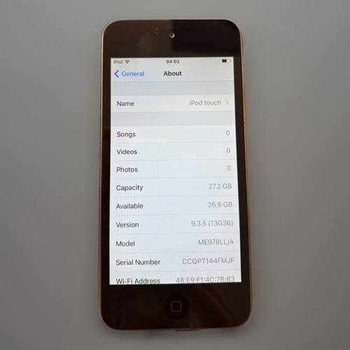 Apple ipod touch - grigio, 5a