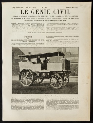 1909 concorso trattori - 1909,, del