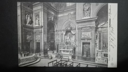 Firenze altare laterale chiesa - laterale,