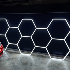 8x lampada LED esagonale