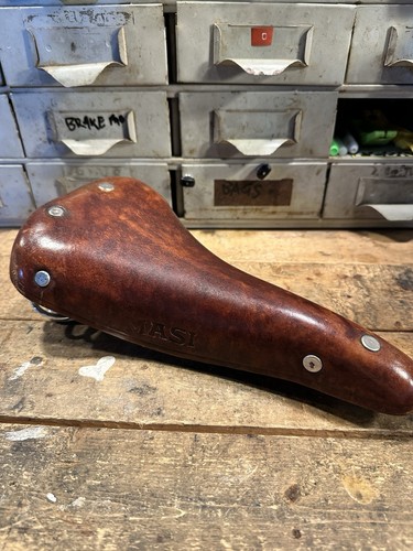 Masi leather saddle road bike - saddle,