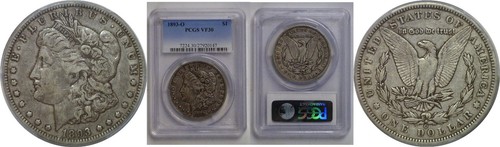 1893 morgan dollar pcgs - dollar,