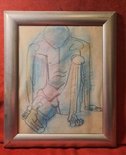 Quadro Antico. Carboncino nero