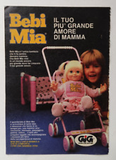 Pubblicita' Bebi Mia Gig Bambola Advertising Originale Vintage 1988 (T2)
