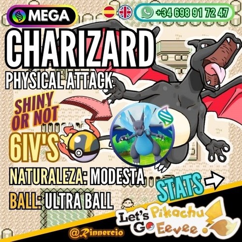 Charizard físico competitivo - charizard,
