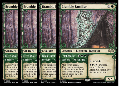 Set bramble familiar - 4x,