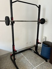 Decathlon Squat Rack + Bilanciere Decathlon 10 Kg + 5 Kg X 4