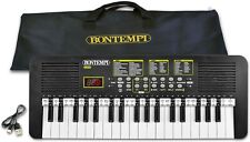 Bontempi 15 3787 Tastiera Elettronica 37 Tasti Passo Medio Pianola USB-DC Nera