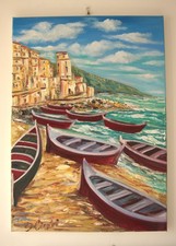 Quadro  marinea  olio su tela