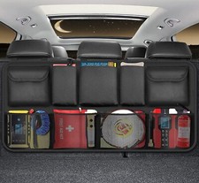 BORSA ORGANIZER BAGAGLIAIO AUTO, 105x50cm, 9 TASCHE, OXFORD 600D, IMPERMEABILE