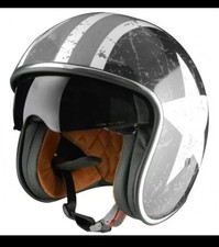CASCO HELMET HELM CAPACETE JET ORIGINE SPRINT REBEL STAR GREY TAGLIA M