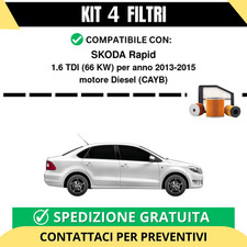 Kit 4 Filtri Tagliando per