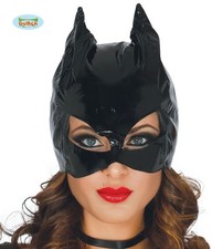 Maschera gatta donna sexy nero catwoman travestimento batman carnevale halloween