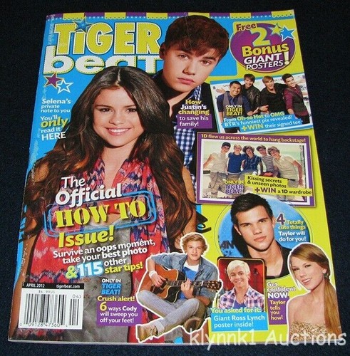 Tiger beat magazine april - tiger, 2012