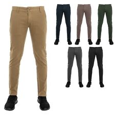Giosal Pantaloni Uomo Chino in Cotone Elasticizzato Slim Fit Vari Colori GIOSAL