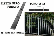 PIATTO FORATE FERRO BATTUTO